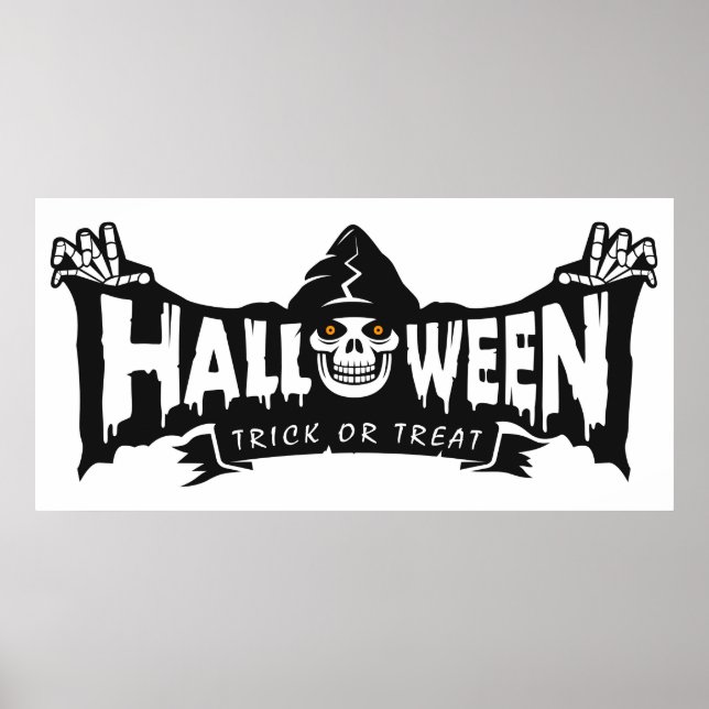 Bonne affiche d'Halloween (Devant)