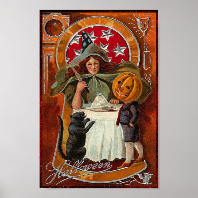 Bonne affiche rétrospective Halloween (Devant)