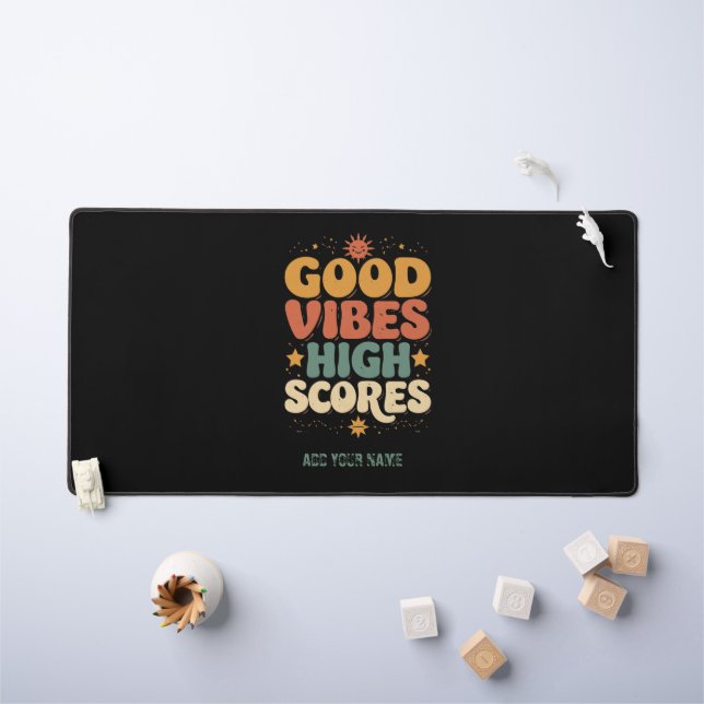 Bonne ambiance et scores élevés Typographie person (Tableau pour enfants)