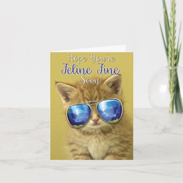 Bonne amélioration bientôt Carte de voeux - Kool K (Devant)