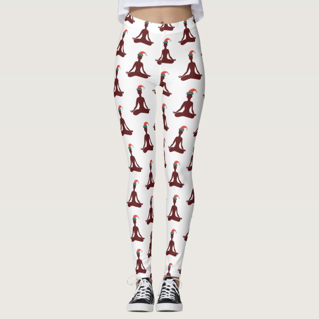 Bonne année 2018 Leggings de Yoga (Devant)