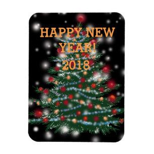 Bonne année 2018 Magnet