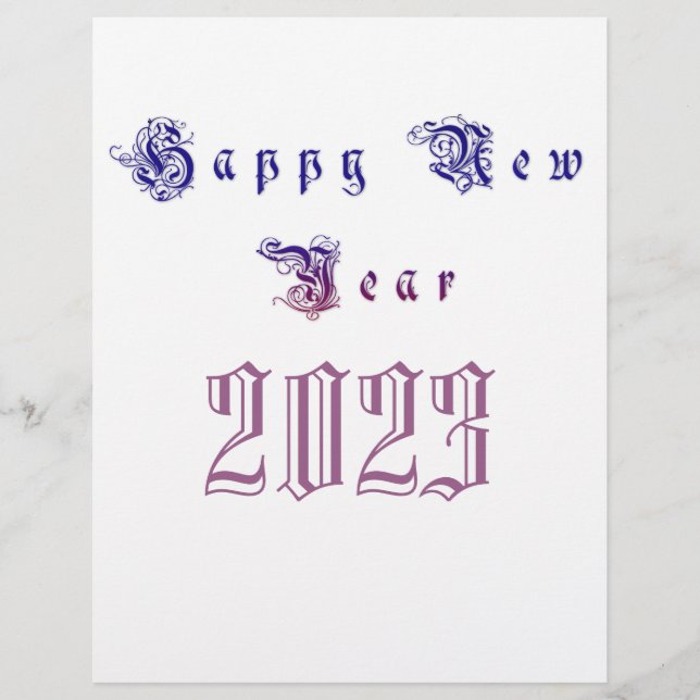 Bonne année 2023 (Devant)