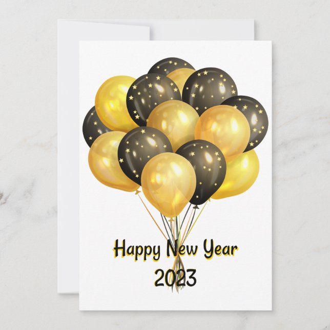 Bonne année 2023 Invitation (Devant)