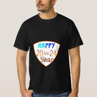 Bonne année 2024 T-shirt homme noir
