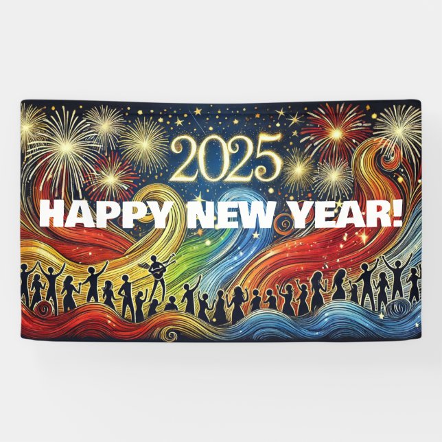 Bonne année 2025 Bannière (Horizontal)