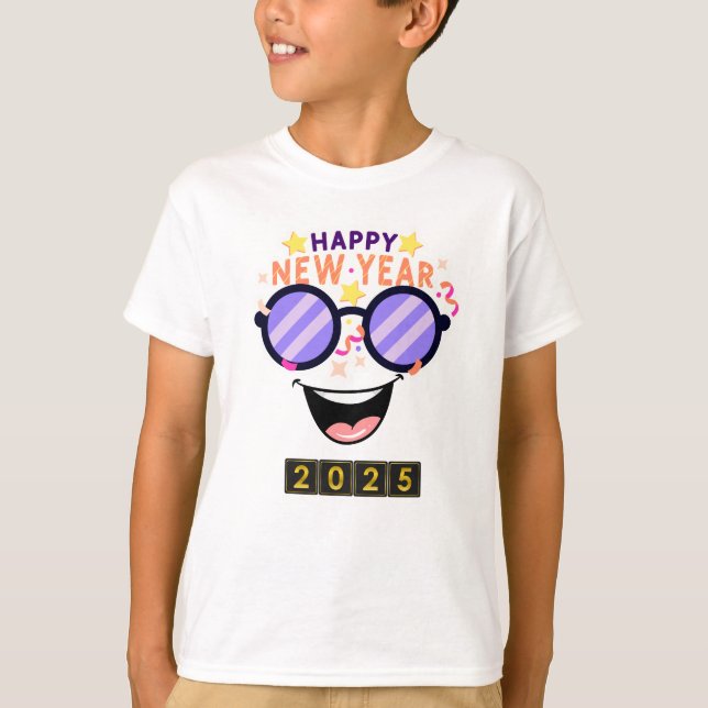 "Bonne année 2025 T-shirt Logo - Fun & Festive (Devant)