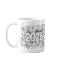 bonne année 2026 tasse à café