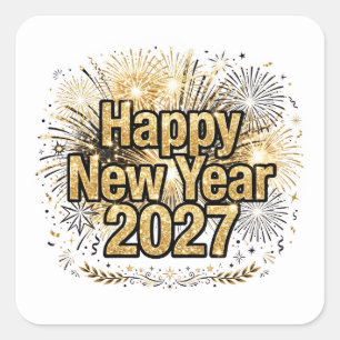 Bonne année 2027 Autocollant