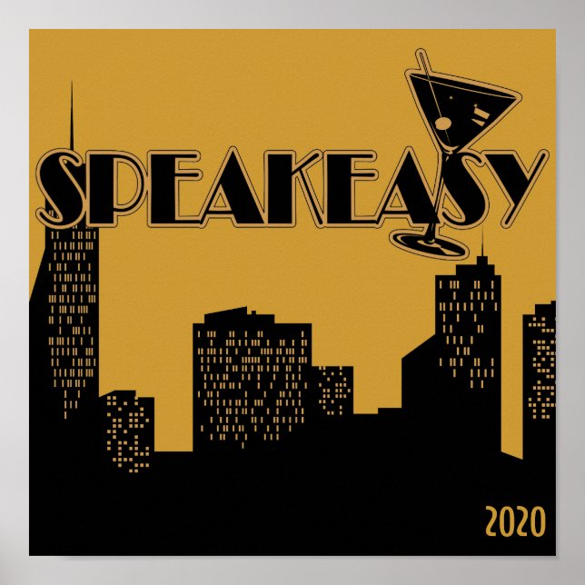 Bonne année, affiche du parti des années 1920 (Devant)