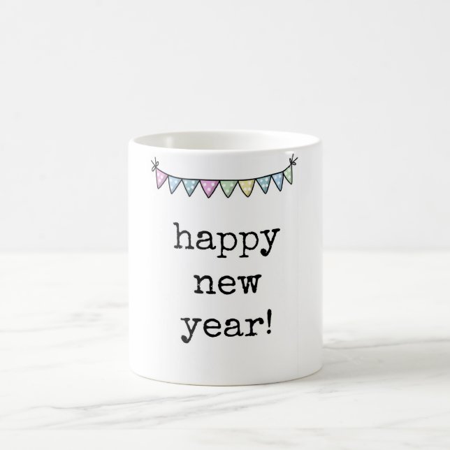 Bonne année, Belle Mug de café (Centre)