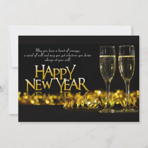 Bonne année Carte de vacances