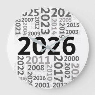 Bonne année compte à rebours Horloge murale