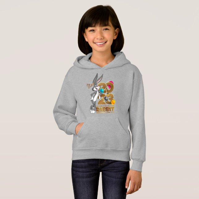 Bonne Année du Lapin 2023 | Sweat à capuche pour e (Devant entier)