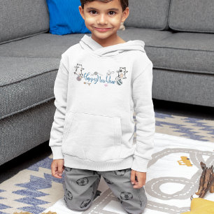 Bonne Année Entre Les Chatons Équilibré Sur Un Fil