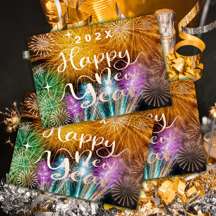 Bonne année Foyer Foil Carte de vacances