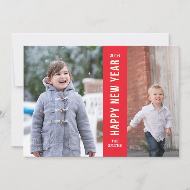 Bonne année nouvelle carte (Devant)