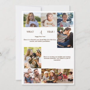 Bonne année Photo générale Carte du Nouvel An