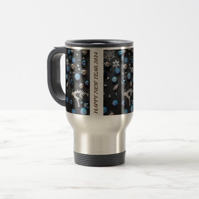 Bonne année Voyage Mugs (Devant gauche)