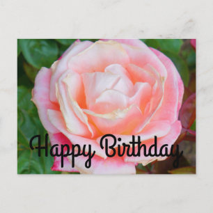 Bonne Anniversaire Gemini Rose #1 Carte postale