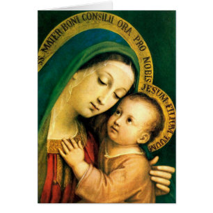 Bonne avocate Vierge Marie Vintage catholique