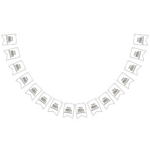 Bonne bannière de 10e anniversaire de Bunting