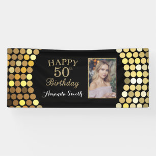 Bonne bannière du 50e anniversaire. Photo Parties