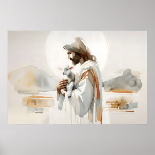 Bonne Bergère Impression de la Crèche, Jésus Agnea