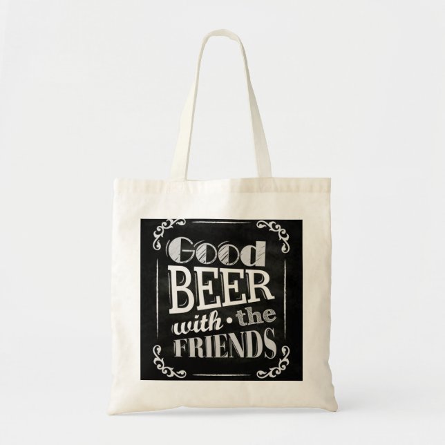 Bonne bière avec le sac fourre-tout à conception (Devant)