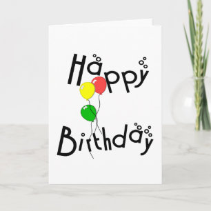 Bonne bulles d'anniversaire - Carte d'anniversaire