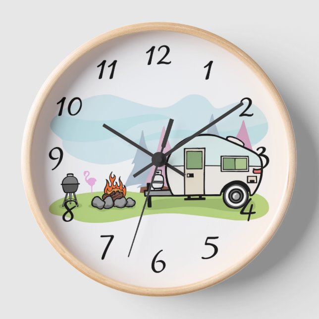 Bonne Camper Trailer Grande horloge (Recto)