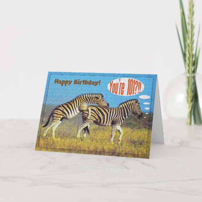 Bonne carte 101e anniversaire (Devant)
