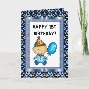 Bonne carte 1er anniversaire