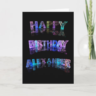 Bonne carte Alexander Anniversaire