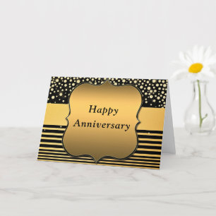 Bonne carte Anniversaire avec Parties scintillant