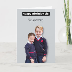 Bonne carte Anniversaire Sis!
