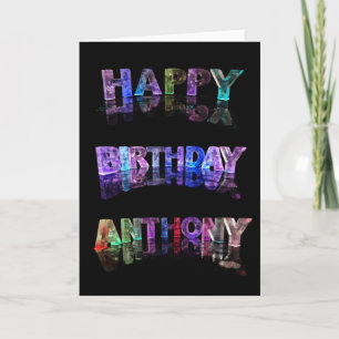 Bonne carte Anthony Anniversaire
