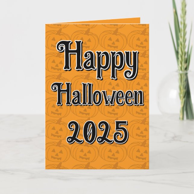 Bonne carte cadeau Halloween 2025 (Devant)