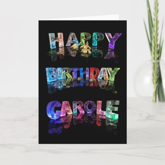 Bonne Carte Carole D Anniversaire Zazzle Fr