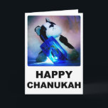 Bonne carte Chanukah<br><div class="desc">Célébrez le Festival des Lumières avec ce Chiot et sa petite carte de rêve !</div>