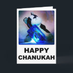 Bonne carte Chanukah<br><div class="desc">Célébrez le Festival des Lumières avec ce Chiot et sa petite carte de rêve !</div>