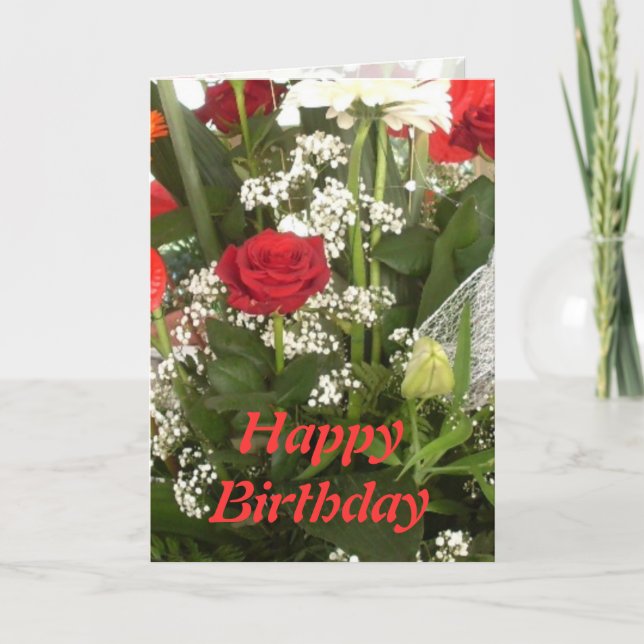 Bonne carte d'anniversaire (Devant)