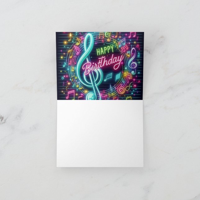 Bonne carte d'anniversaire (Intérieur)