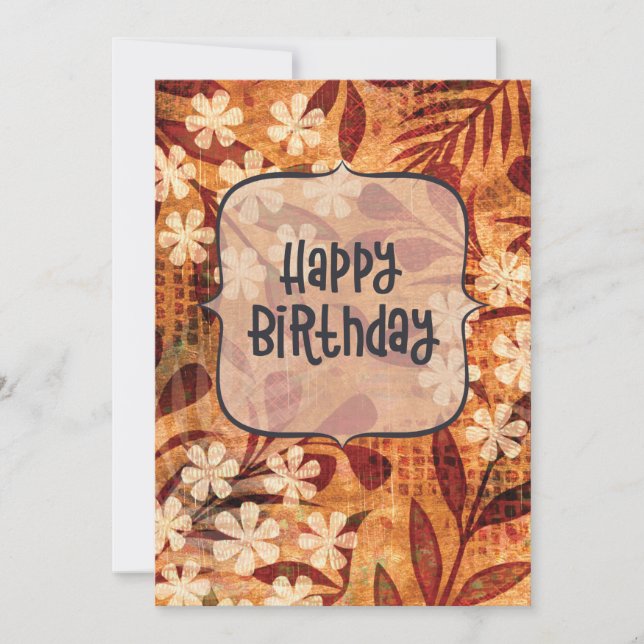 Bonne carte d'anniversaire (Devant)
