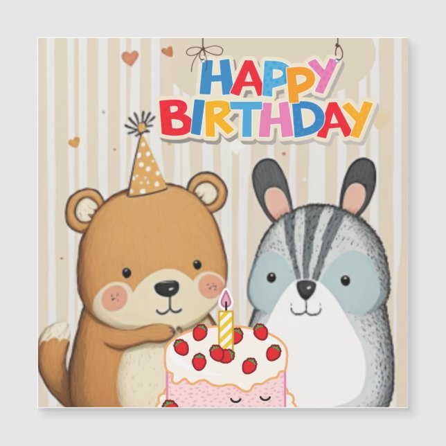 Bonne carte d'anniversaire (Devant)