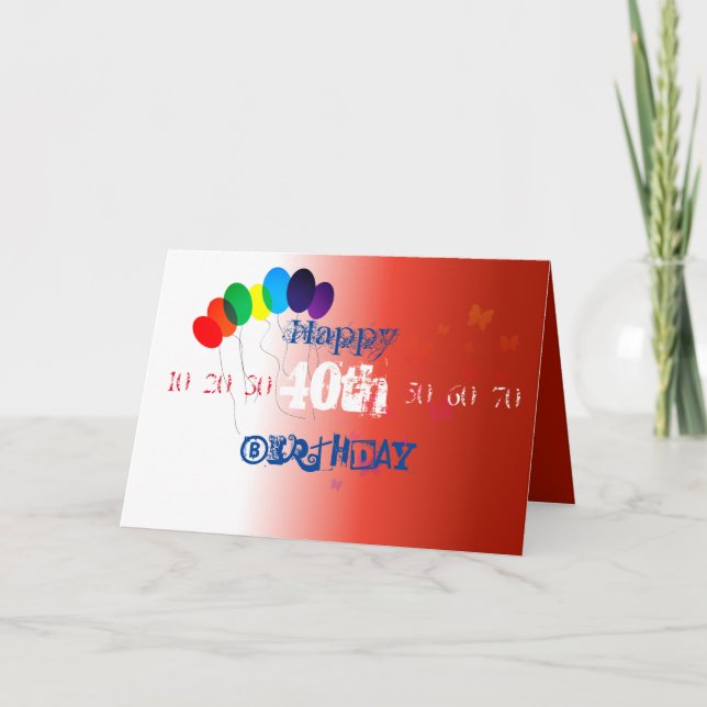 Bonne carte d'anniversaire (Devant)