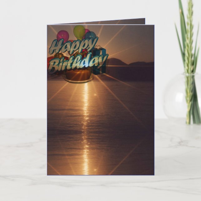 Bonne carte d'anniversaire (Devant)