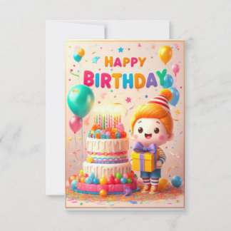 Bonne carte d'anniversaire