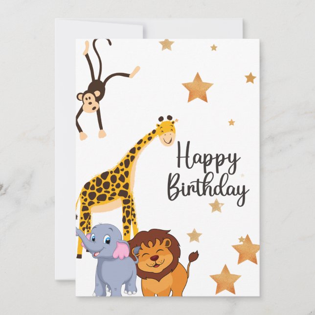 BONNE CARTE D'ANNIVERSAIRE (Devant)