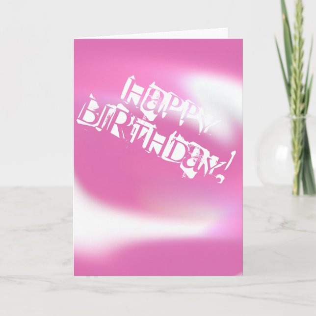 Bonne carte d'anniversaire (Devant)